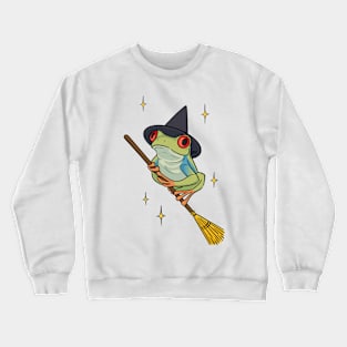 Frog Witch Crewneck Sweatshirt